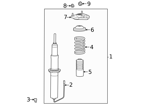 Struts & Components for 2022 Porsche 718 Spyder #1