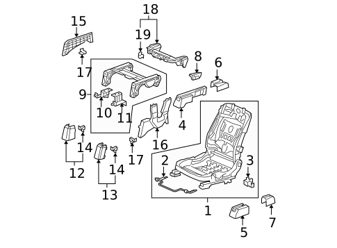 Tracks & Components for 2010 Honda Odyssey #3