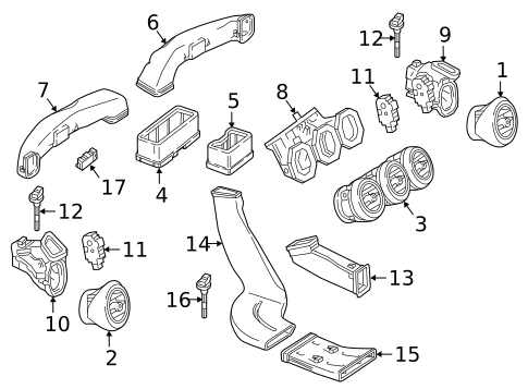 Ducts for 2020 Mercedes-Benz GLC63 AMG #0