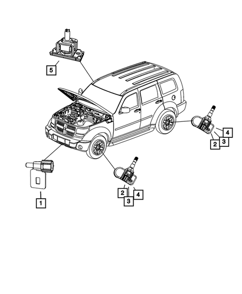 Sensors for 2008 Jeep Liberty #1