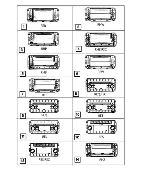 Radio, Antenna, Speakers, DVD, and Video systems for 2011 Jeep Wrangler #0