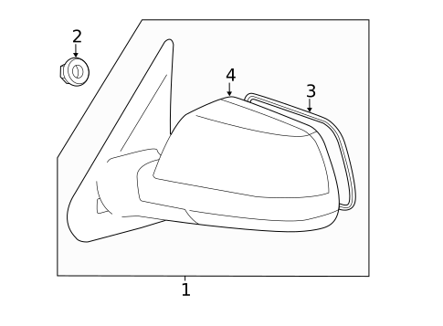 Outside Mirrors for 2010 Toyota Tundra #1