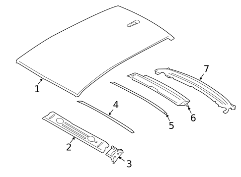 Roof & Components for 2017 BMW 328d xDrive #1