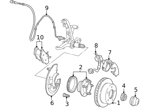 Front Brakes for 2006 Ford Crown Victoria #0