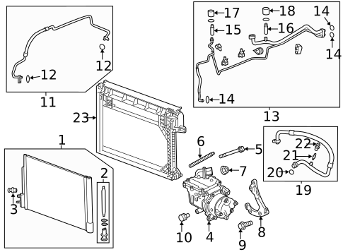 Gaskets & Sealing Systems for 2024 Chevrolet Traverse Limited #22