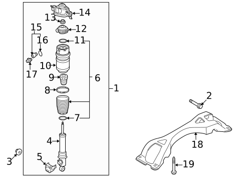 Shocks & Components for 2009 Audi Q7 #0