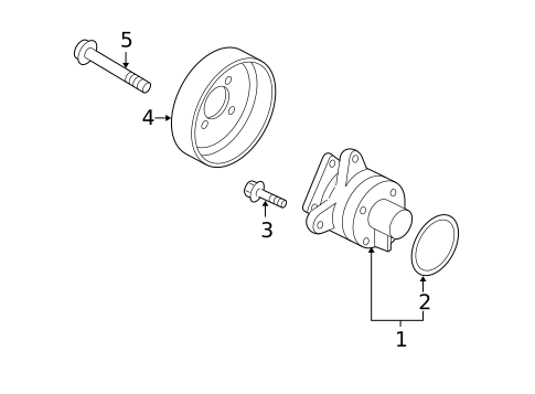 Water Pump for 2011 Mazda CX-7 #0