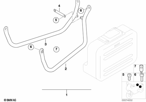 Luggage System for 2001 BMW-Motorrad F 650 GS #2