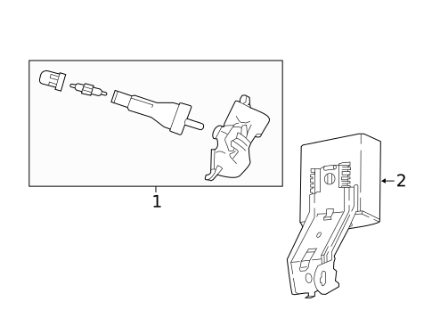 Tire Pressure Monitor Components for 2023 Nissan Frontier #1