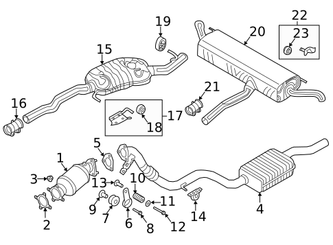 Exhaust Components for 2020 Audi Q5 #0