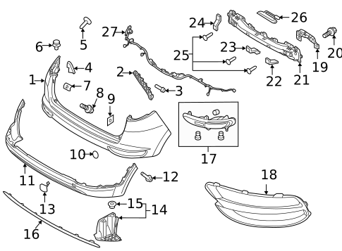 Bumper & Components - Rear for 2020 Kia Sportage #0