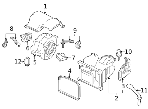 Blower Motor & Fan for 2009 Audi A6 Quattro #0