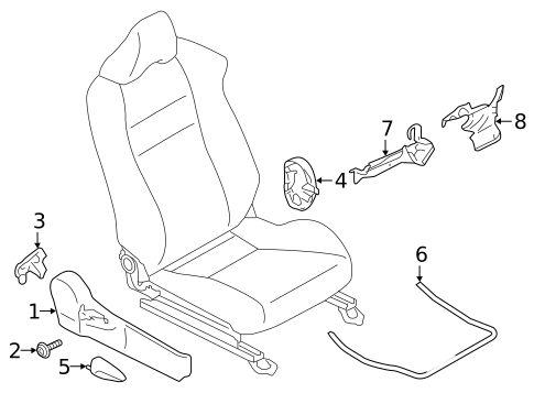 Tracks & Components for 2017 Subaru BRZ #1