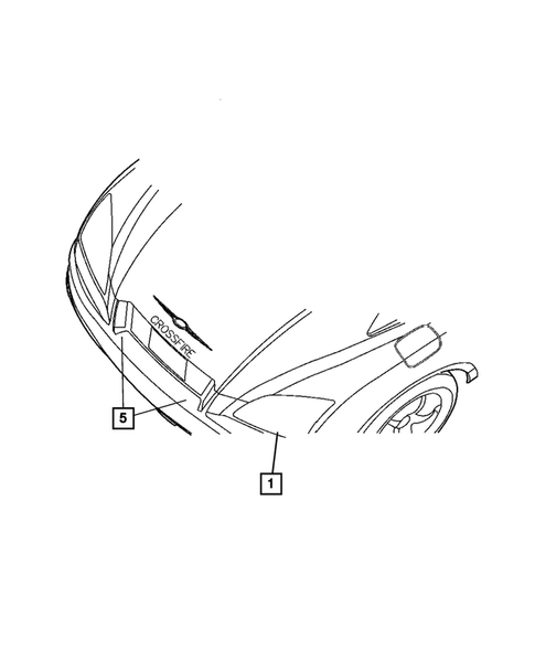 Lamps - Front, Rear and Courtesy for 2004 Chrysler Crossfire #1