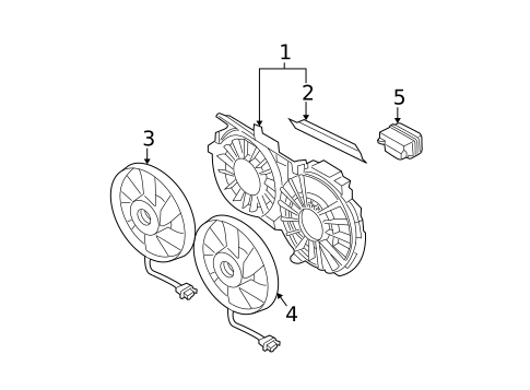 Cooling Fan for 2003 Audi A4 #0