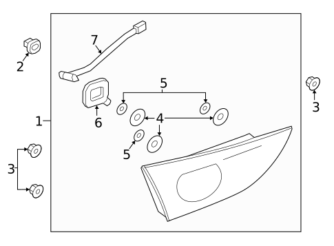 Backup Lamps for 2019 Mazda 3 #2