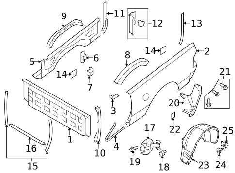 Front & Side Panels for 2024 Ram 1500 Classic #0