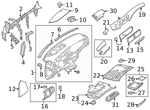 Instrument Panel for 2021 Mercedes-Benz S63 AMG #2