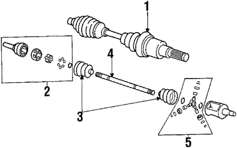 Drive Axles for 1988 Buick Century #0