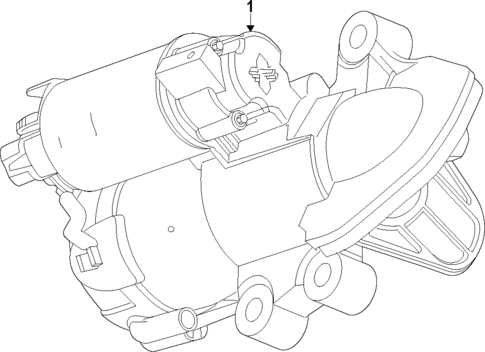 Starter for 2022 Cadillac XT5 #3