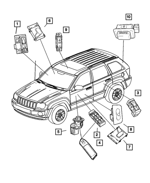 Switches for 2006 Jeep Grand Cherokee #1