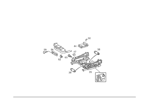 Seat Adjuster, Fire Extinguisher for 1994 Mercedes-Benz E420 #1