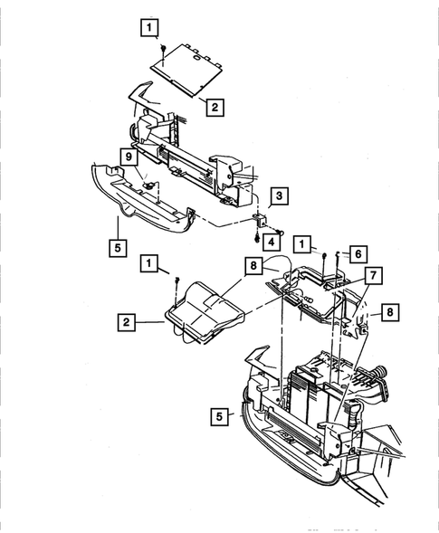 Radiator and Related Parts for 2002 Dodge Viper #1