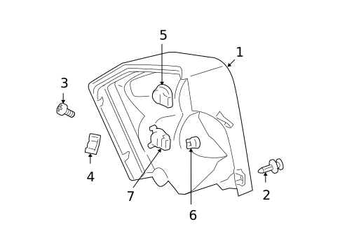 Combination Lamps for 2010 Dodge Caliber #0