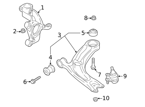 Suspension Components for 2019 Volkswagen Jetta #1
