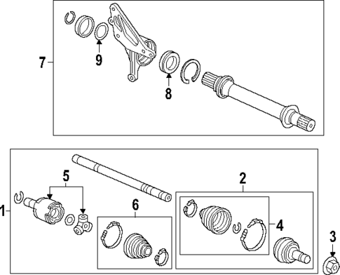 Drive Axles for 2023 Acura MDX #0