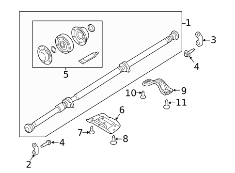 Drive Shaft for 2023 Volvo V60 #3