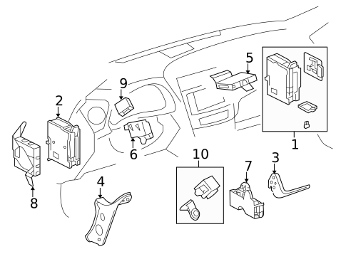 Electrical Components for 2012 Lexus IS350 #0
