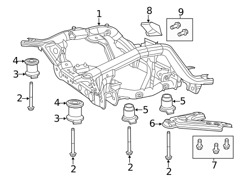 Suspension Mounting for 2014 Jeep Grand Cherokee #1