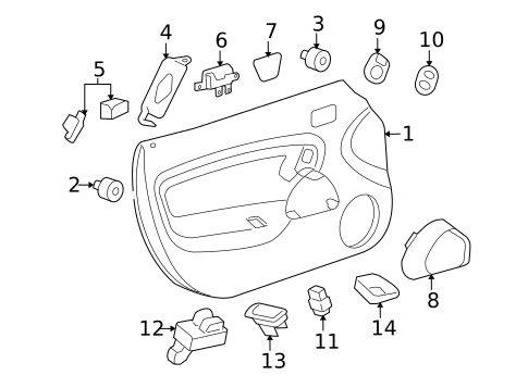 Mirrors for 2008 Pontiac Solstice #1
