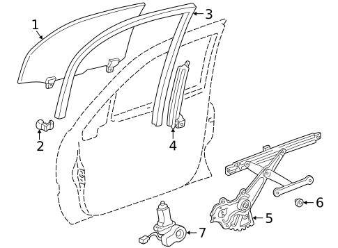 Front Door for 2006 Lexus LX470 #0