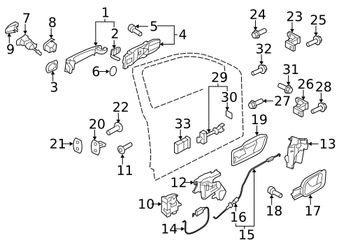 Front Door for 2015 Volkswagen Tiguan #2