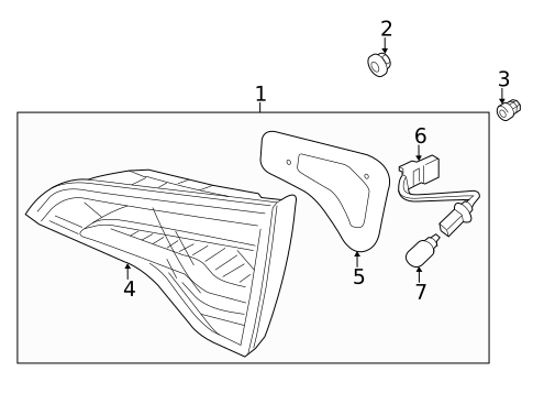 Combination Lamps for 2014 Kia Sorento #1