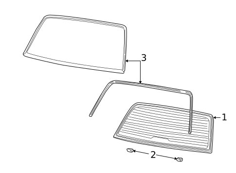 Reveal Moldings for 2005 Lincoln Town Car #0