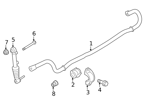 Stabilizer Bar & Components for 2022 Porsche 911 #2