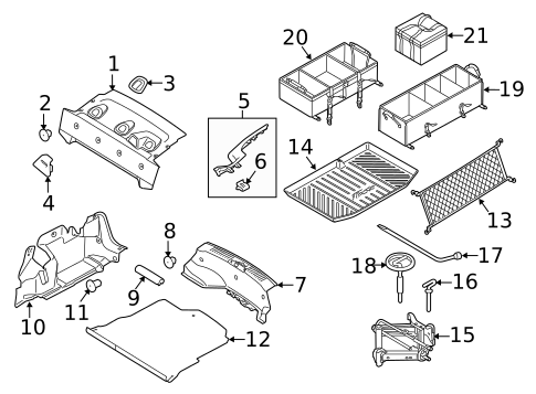 Interior Trim - Rear Body for 2014 Ford Fiesta #1
