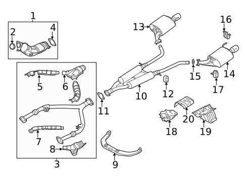 Exhaust Components for 2016 INFINITI QX70 #4