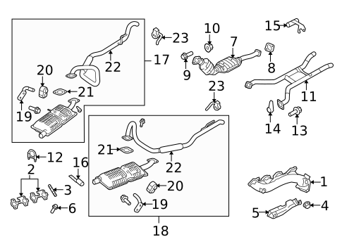 Exhaust Components for 2006 Ford Crown Victoria #0