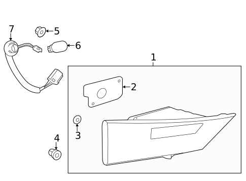 Bulbs - Chassis for 2016 Lexus IS300 #2