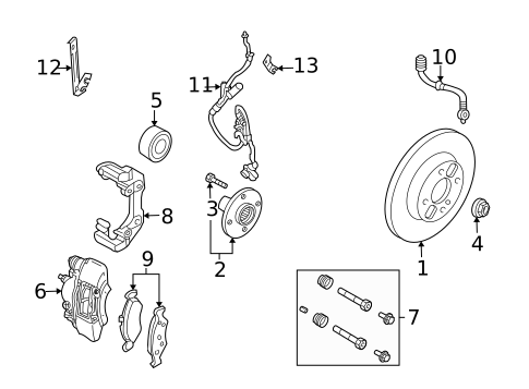 Front Brakes for 2010 Ford Focus #0