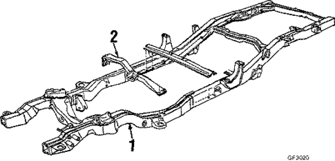 Frame & Components for 1986 GMC Jimmy S15 #0