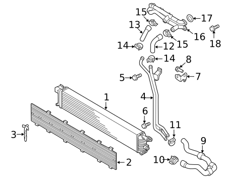 Radiator & Components for 2017 Audi S5 #0