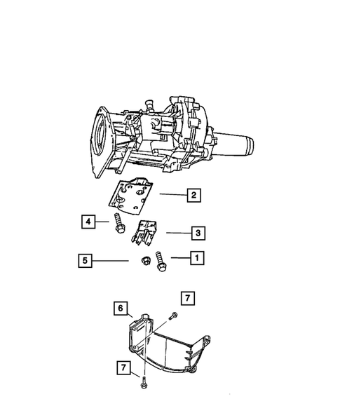 Engine Mounting for 2002 Dodge Dakota #2