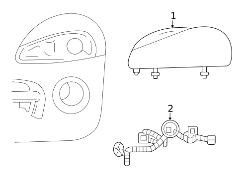 Headlamp Components for 2004 Dodge Viper #0