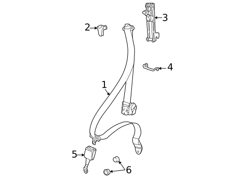 Front Seat Belts for 2003 Porsche 911 #0
