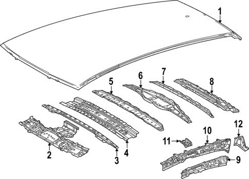 Roof & Components for 2024 Lexus NX350h #1